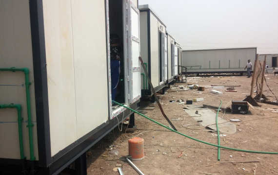 Supply and install of Labor Toilet and Bathroom Caravans